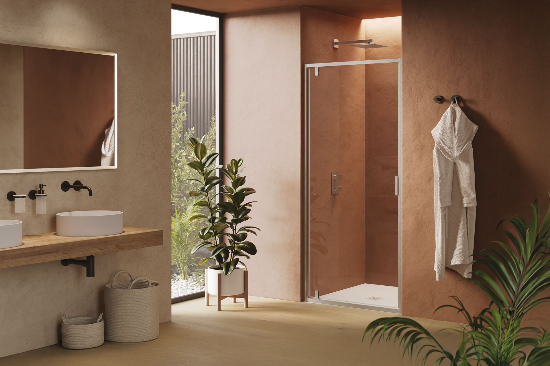 Porta battente pivot