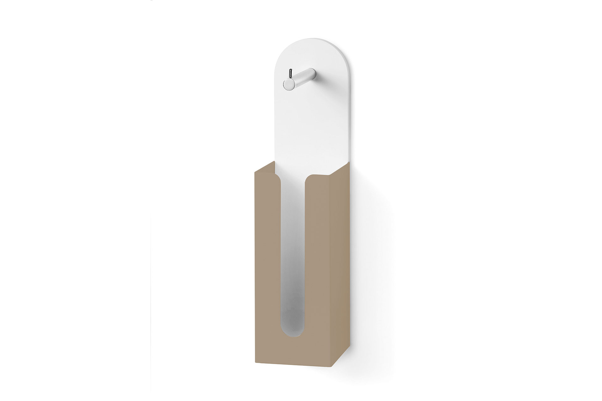 Toilet paper holder with reserve