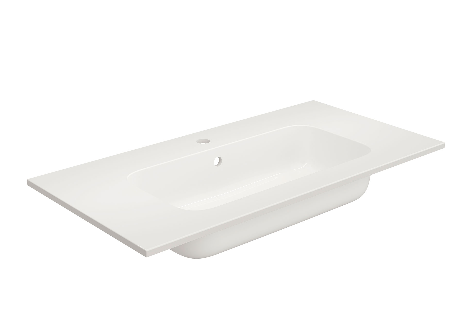 Lavabo a una vasca con foro rubinetto 900 mm